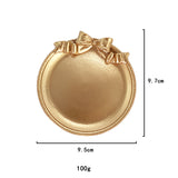 Ins Style Bowknot Design Resin Desktop Decoration Photo Ornaments Photo Accessories Various Shape Jewelry Tray