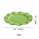 SYL Creative Ceramic Snack Plate in Hamburger Shape for Household Dinner Novelty One-Person Food Dinner Gift Set