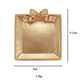 Ins Style Bowknot Design Resin Desktop Decoration Photo Ornaments Photo Accessories Various Shape Jewelry Tray