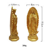 Mexico Virgin Mary Religious Resin Sculpture Art Crafts Home Decoration Exquisite Gift