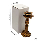 Antique Candlestick Resin Candle Accessory Retro Other Decorative Candle Holders Candlestick Home Decor Gifts