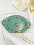 Creative Resin Display Tray Irregular Pattern Elegant Jewelry Necklace Earrings Ring Dish for Photo Props and Ornaments
