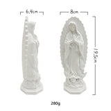 Mexico Virgin Mary Religious Resin Sculpture Art Crafts Home Decoration Exquisite Gift