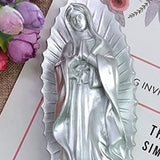 Mexico Virgin Mary Religious Resin Sculpture Art Crafts Home Decoration Exquisite Gift