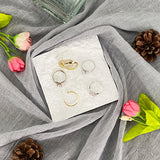 Ins Style Pure White Resin Desktop Decoration Photo Ornaments Photo Accessories Jewelry Tray Various Shape