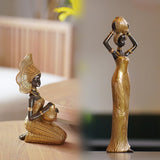 African figure ornaments