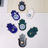 Nordic Buddhist Hand Tray Ceramic Single Evil Eyes Hand Design Jewelry Tray Home Decoration