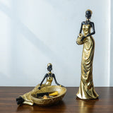 African figure ornaments