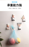 New Creative Fashion Cartoon Chef Resin Viscose Toothbrush Rack Wall Decorations Wall Hanging Small Items Rack Utensils