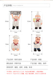 New Creative Fashion Cartoon Chef Resin Viscose Toothbrush Rack Wall Decorations Wall Hanging Small Items Rack Utensils
