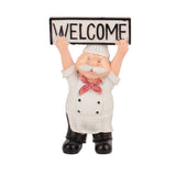 New Creative Fashion Cartoon Chef Resin Viscose Toothbrush Rack Wall Decorations Wall Hanging Small Items Rack Utensils