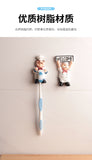 New Creative Fashion Cartoon Chef Resin Viscose Toothbrush Rack Wall Decorations Wall Hanging Small Items Rack Utensils