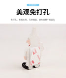 New Creative Fashion Cartoon Chef Resin Viscose Toothbrush Rack Wall Decorations Wall Hanging Small Items Rack Utensils
