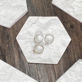 Ins Style Pure White Resin Desktop Decoration Photo Ornaments Photo Accessories Jewelry Tray Various Shape