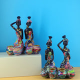 African figure ornaments