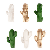 Creative Resin Cactus Wall Hook Key Hanger Self-adhesive 3D Hanger Hook Home Wall Decoration Accessories