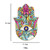 SYL Creative Hand Design Ceramic Evil Eye Plate Luxury Trinket Trays Table Decorations Jewelry Dish for Home Decor.