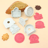 2PCS  stamp and cutter