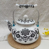 Enamel coffee pot