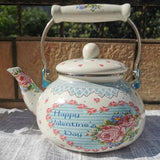Enamel coffee pot