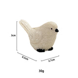 Micro Landscape Simulation Bird Decoration Landscaping Accessories Interior Resin Animal Design Crafts Gardening Decor.