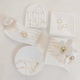 Embryo Storage Tray Wavy Pattern Ins Photo Props Small Objects Posing Photography Background Resin Decorative Ornaments