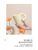 350ml Ins Wholesale Nordic Creative Personality Couple Ceramic Cup High-value Coffee Cup Saucer Mug Gift love Cup