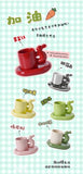Ins Wholesale Nordic Creative Personality Couple Ceramic Cup High-value Coffee Cup Saucer Rabbit Mug Gift Set