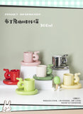 Ins Wholesale Nordic Creative Personality Couple Ceramic Cup High-value Coffee Cup Saucer Rabbit Mug Gift Set