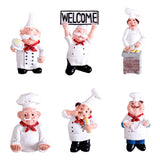 Modern Fashion Style Chef Bread Refrigerator Sticker Manufacturer Wholesale Abstract Pattern Resin Craft Home Accessory