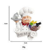 Modern Fashion Style Chef Bread Refrigerator Sticker Manufacturer Wholesale Abstract Pattern Resin Craft Home Accessory
