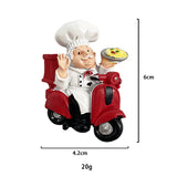 Modern Fashion Style Chef Bread Refrigerator Sticker Manufacturer Wholesale Abstract Pattern Resin Craft Home Accessory