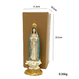 Resin Fatima Lady Statues Religious Gods Decorations Home Entrance Living Room Ornaments Southeast Home Decor.