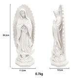 Our Lady of Guadalupe Religious Resin Sculpture Art Crafts Home Christmas Decorations Gifts Store