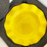 SYL Creative Ceramic Snack Plate in Hamburger Shape for Household Dinner Novelty One-Person Food Dinner Gift Set