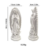 Mexico Virgin Mary Religious Resin Sculpture Art Crafts Home Decoration Exquisite Gift