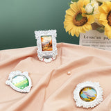Ins Creative Christmas Tree Ornament Personalized Resin Sublimation Christmas Photo Frame Wall Hang Decoration