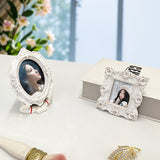 Ins Creative Christmas Tree Ornament Personalized Resin Sublimation Christmas Photo Frame Wall Hang Decoration