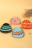 Ceramic Luxury Egg design Creative Pattern Jewelry tray