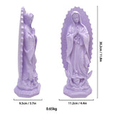 Our Lady of Guadalupe Religious Resin Sculpture Art Crafts Home Christmas Decorations Gifts Store