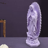 Our Lady of Guadalupe Religious Resin Sculpture Art Crafts Home Christmas Decorations Gifts Store