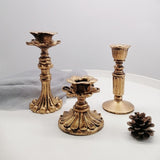 Antique Candlestick Resin Candle Accessory Retro Other Decorative Candle Holders Candlestick Home Decor Gifts