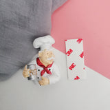 Wall Mounted Adhesive Kitchen Socket Holder Cable Hook Hanger Bracket Organizer Power Cord Storage Rack Shelf Chef Design