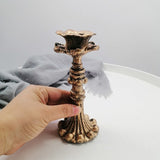 Antique Candlestick Resin Candle Accessory Retro Other Decorative Candle Holders Candlestick Home Decor Gifts