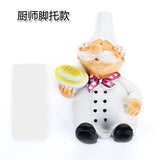 Wall Mounted Adhesive Cable Hook Hanger Bracket Organizer Power Cord Storage Rack Shelf Chef Design Toilet Razor Holder