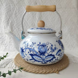Enamel coffee pot