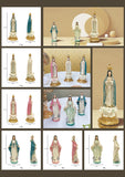 Resin Fatima Lady Statues Religious Gods Decorations Home Entrance Living Room Ornaments Southeast Home Decor.