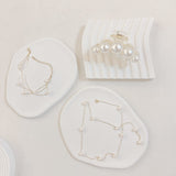 Embryo Storage Tray Wavy Pattern Ins Photo Props Small Objects Posing Photography Background Resin Decorative Ornaments