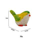 Micro Landscape Simulation Bird Decoration Landscaping Accessories Interior Resin Animal Design Crafts Gardening Decor.
