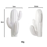 Creative Resin Cactus Wall Hook Key Hanger Self-adhesive 3D Hanger Hook Home Wall Decoration Accessories
